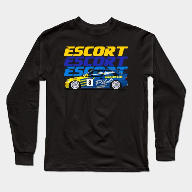 ESCORT RALLYE Long Sleeve T-Shirt by shketdesign